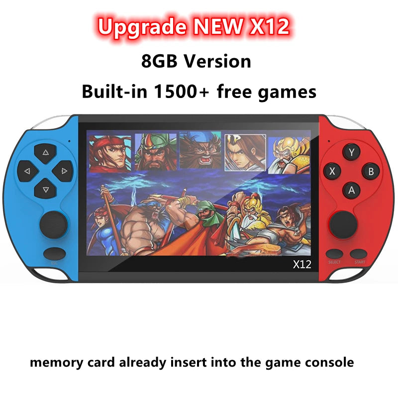 Best 5 Inch Handheld Portable Game Console 8G 32G Preinstalled 2000 Free Games Support TV Out Video Game Machine Boy Player