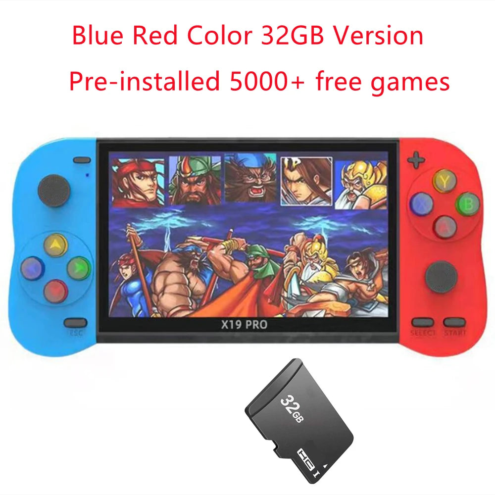 Best 5 Inch Handheld Portable Game Console 8G 32G Preinstalled 2000 Free Games Support TV Out Video Game Machine Boy Player